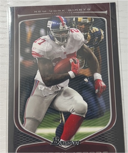 2009 Bowman Draft #37 Brandon Jacobs — front