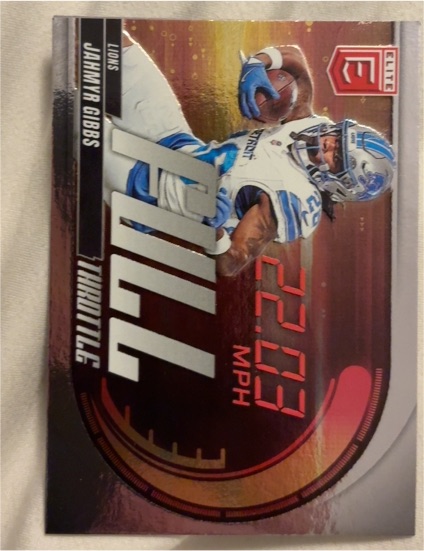 2025 Panini Donruss Elite #3 Jahmyr Gibbs Full Throttle — front