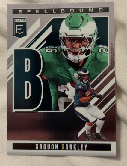 2025 Panini Donruss Elite Spellbound #1 Saquon Barkley — front