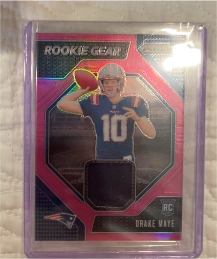 2024 Panini Prizm Rookie Gear #RG-DME Drake Maye — front