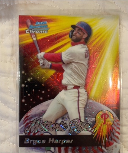 2025 Bowman Chrome #MR-14 Bryce Harper — front