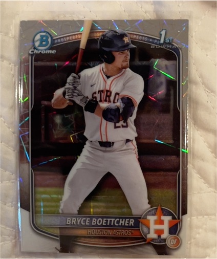 2025 Bowman Chrome #BCP-243 Bryce Boettcher — front