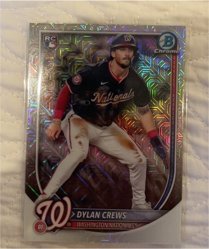 2025 Bowman Chrome #3 Dylan Crews — front