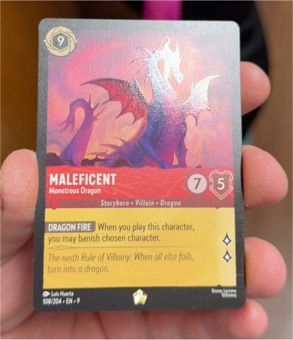 2025 Disney Lorcana #108/204 Maleficent - Monstrous Dragon — front