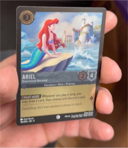 2024 Lorcana Ursula's Return #174 Ariel - Determined Mermaid — front