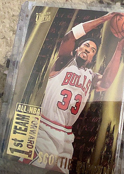 1995-96 Fleer Ultra #3 Scottie Pippen All-NBA — front