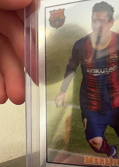 2020-21 Topps Merlin #1 Lionel Messi — front