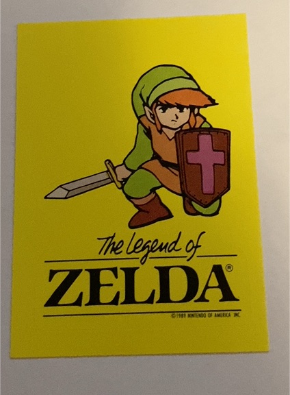 1989 Topps Nintendo #5 The Legend of Zelda — front