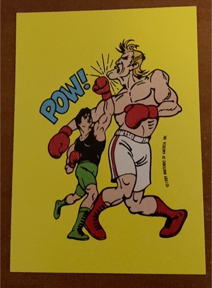 1989 Topps Nintendo #30 Pow! Punch-Out!! — front