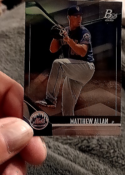 2021 Bowman Platinum #TOP-22 Matthew Allan — front