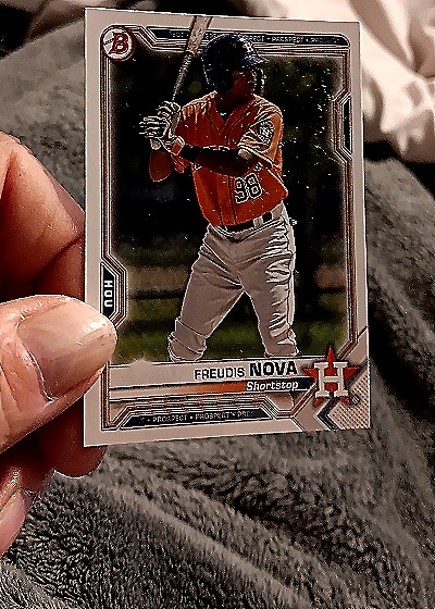 2020 Bowman Prospect #BP-95 Freudis Nova — front