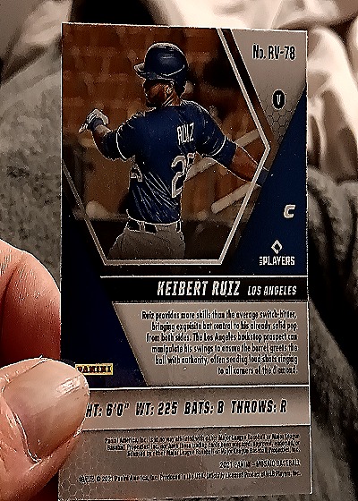 2021 Panini Mosaic #RV-78 Keibert Ruiz — back