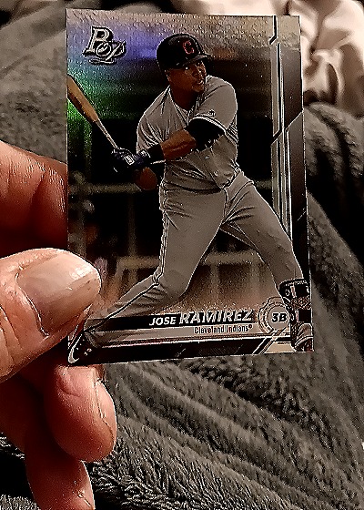 2019 Bowman Platinum #43 Jose Ramirez — front