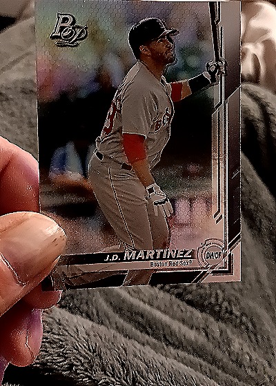 2022 Topps Chrome Update #77 J.D. Martinez — front