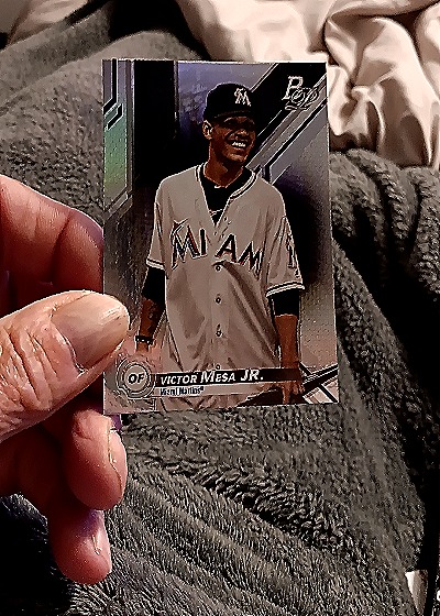 2019 Bowman Platinum #TOP-14 Victor Mesa Jr. — front