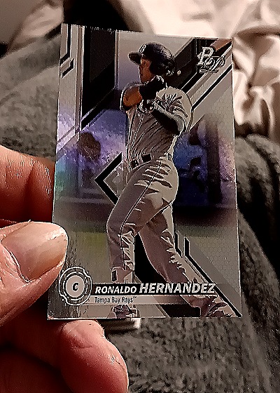 2019 Bowman Platinum #TOP-52 Ronaldo Hernandez — front