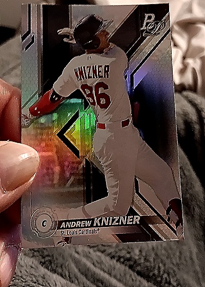 2019 Bowman Platinum Top Prospects #TOP-59 Andrew Knizner — front