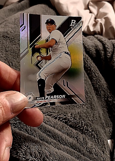 2019 Bowman Platinum #TOP-94 Nate Pearson — front