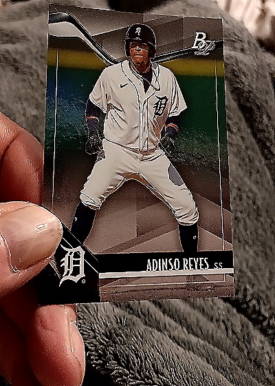 2021 Bowman Platinum #TOP-43 Adinso Reyes — front