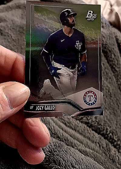 2021 Bowman Platinum #8 Joey Gallo — front