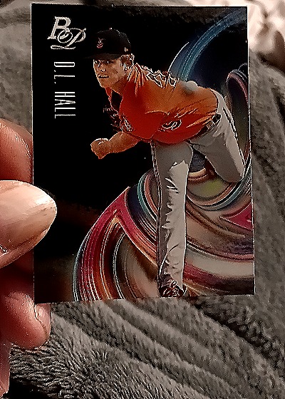 2018 Bowman Platinum #TOP-89 D.L. Hall — front