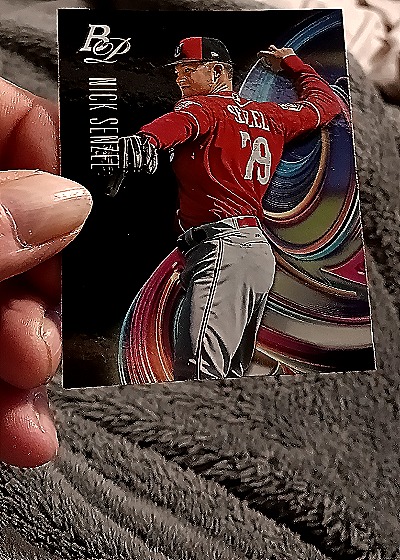 2018 Bowman Platinum Top Prospects #TOP-78 Nick Senzel — front