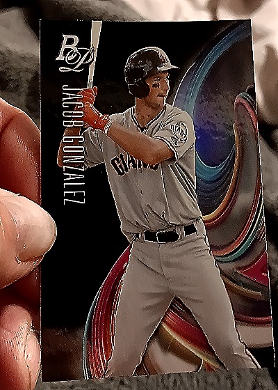 2018 Bowman Platinum #TOP-39 Jacob Gonzalez Top Prospects — front