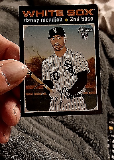 2020 Topps Heritage High Number #523 Danny Mendick — front