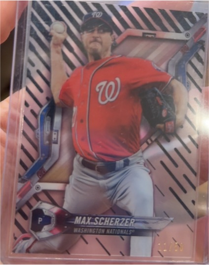 2018 Topps High Tek #HT-MS Max Scherzer — front