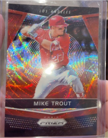 2018 Panini Prizm #5 Mike Trout — front