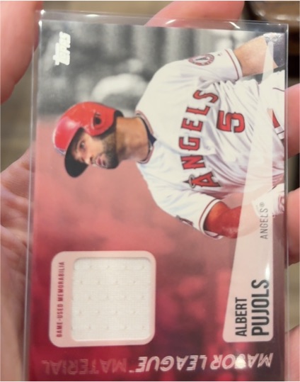 2019 Topps Major League Materials #MLM-AP Albert Pujols — front