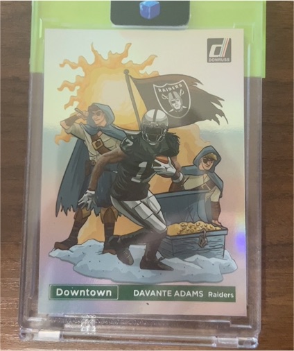 2023 Donruss Downtown #D-19 Davante Adams Raiders — front