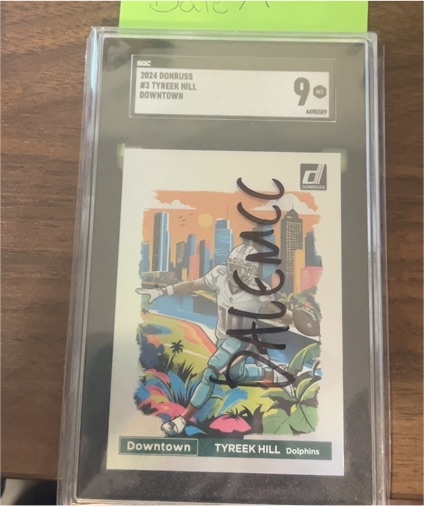 2024 Donruss #3 Tyreek Hill Downtown — front