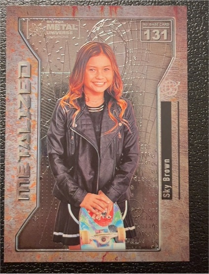 2021 SkyBox Metal Universe Champions #131 Sky Brown — front