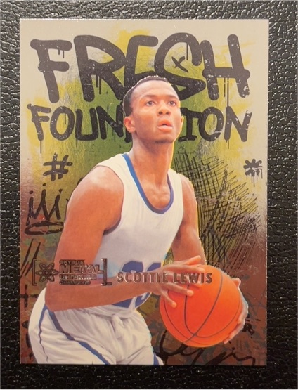 2021 Skybox Metal Universe Champions #FF46 Scottie Lewis Fresh Foundation — front