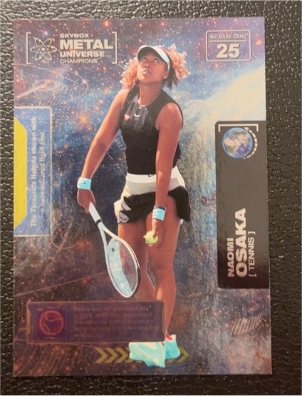 2021 Skybox Metal Universe Champions #25 Naomi Osaka — front