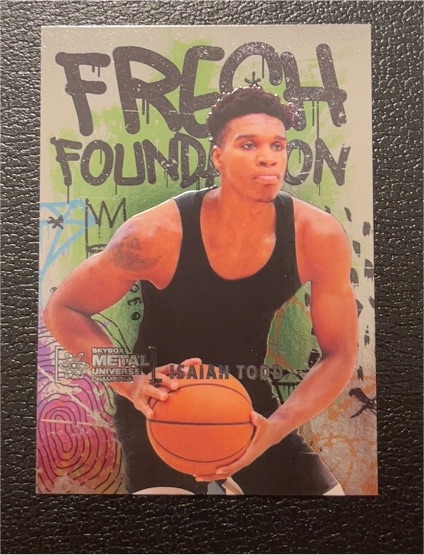 2021 Skybox Metal Universe Champions #FF28 Isaiah Todd Fresh Foundation — front