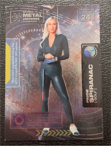 2021 Skybox Metal Universe Champions #24 Paige Spiranac — front