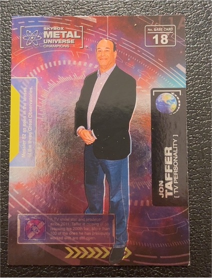 2021 Skybox Metal Universe Champions #18 Jon Taffer — front