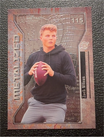 2021 Skybox Metal Universe Champions #115 Zach Wilson — front