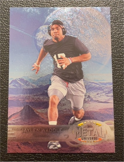 2021 Skybox Metal Universe Champions #RB-46 Jaylen Waddle — front
