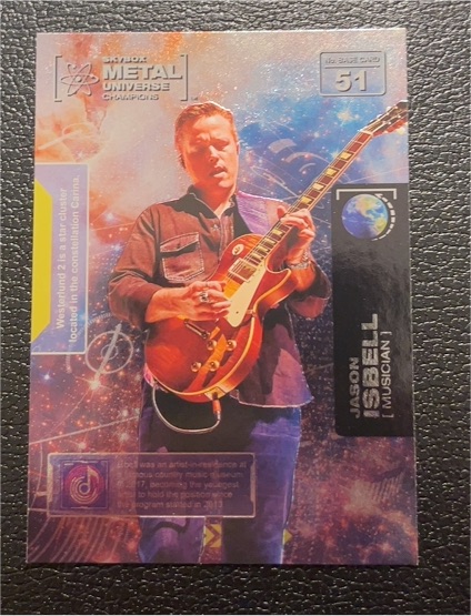 2021 Skybox Metal Universe Champions #51 Jason Isbell (Musician) — front