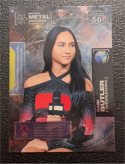 2021 Skybox Metal Universe Champions #56 Gabi Butler (Cheerleading) — front
