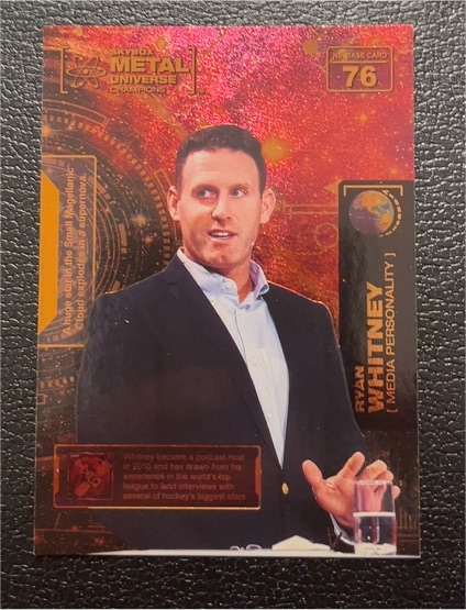 2021 Skybox Metal Universe Champions #76 Ryan Whitney — front