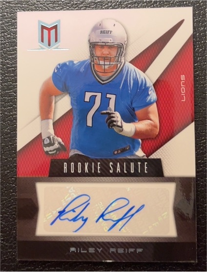 2012 Panini Momentum Rookie Salute #Riley Reiff — front