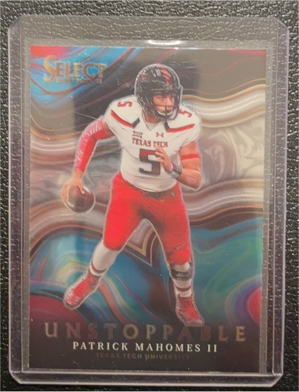 2022 Panini Select Draft Picks Unstoppable #US-PM Patrick Mahomes II — front