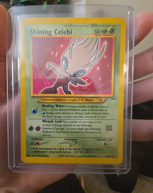 2002 Pokémon Neo Destiny #106/105 Shining Celebi — front
