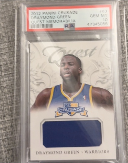 2012 Panini Crusade #63 Draymond Green Quest Memorabilia — front