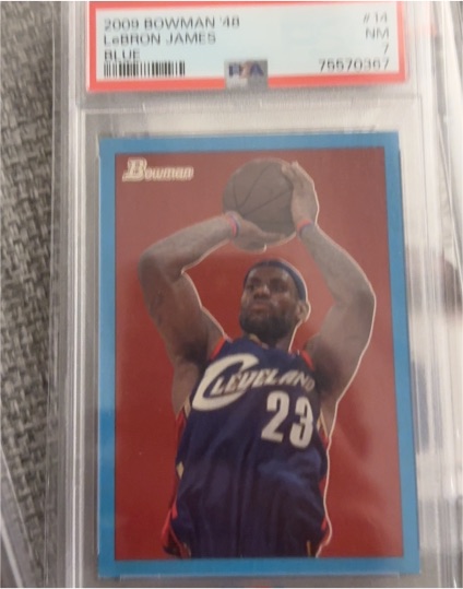 2009 Bowman '48 #14 LeBron James — front