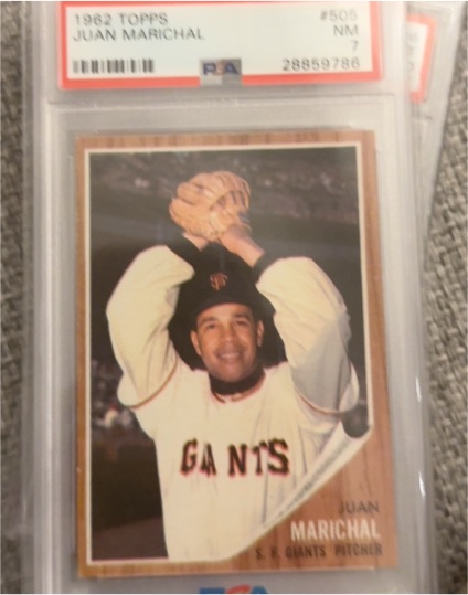 1962 Topps #505 Juan Marichal — front
